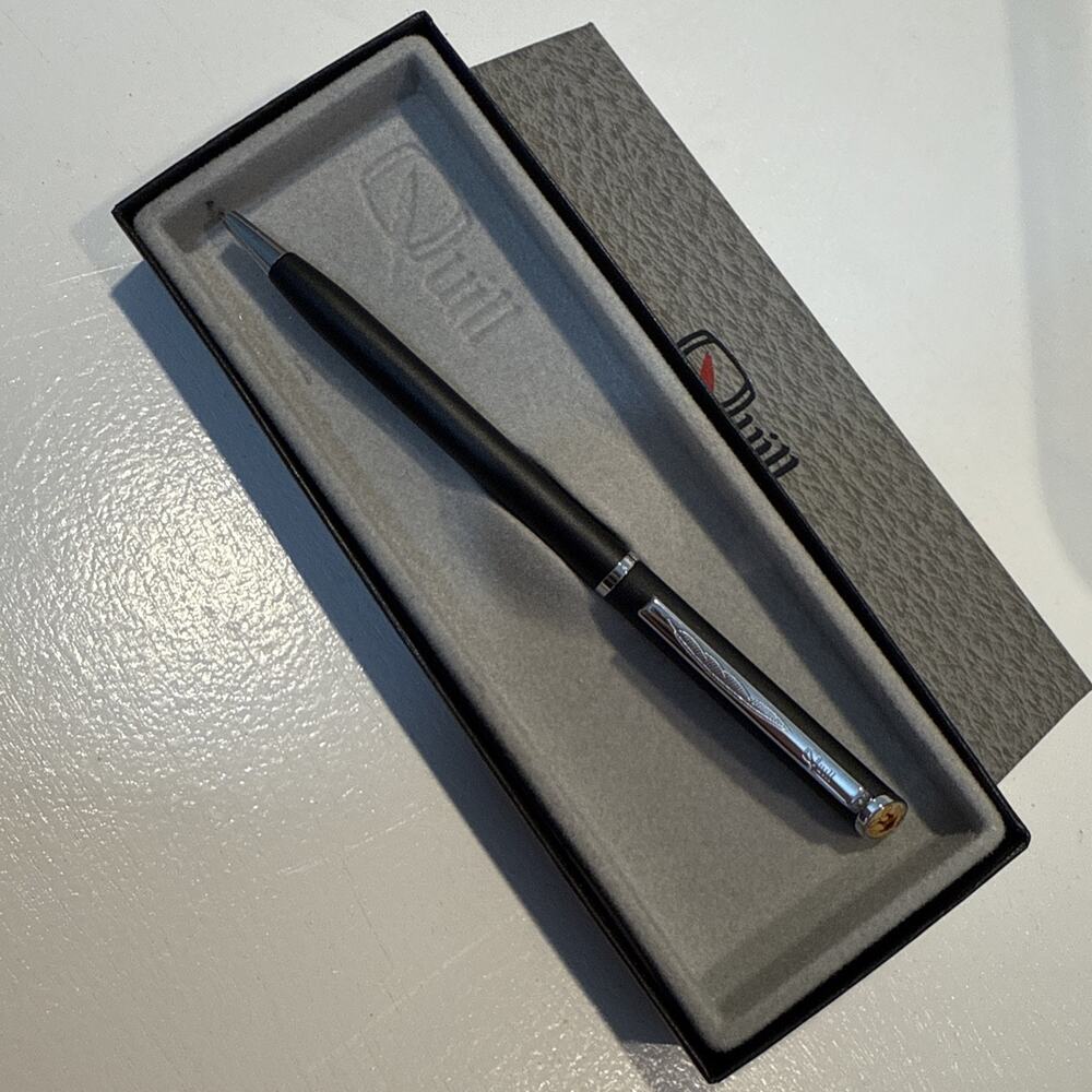 Vintage 90’s Quill Disney Mickey Mouse Matte Black Pen with Original Box